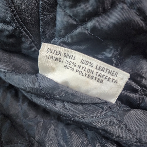 Vintage Verducci Black Leather Fringe Jacket - Picture 9 of 12